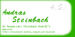 andras steinbach business card